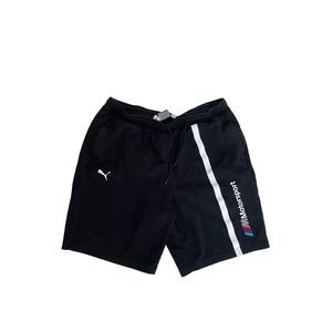 BMW Motorsport Puma Collab Black Sweatpants Shorts Mens XL